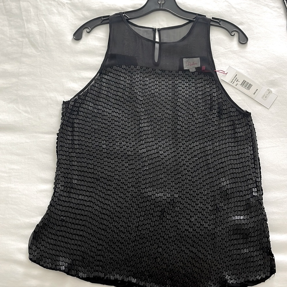 Sleeveless party top